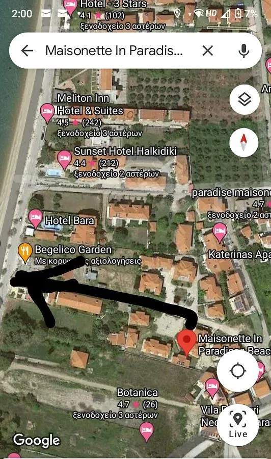 Maisonette In Paradisos Neos Marmaras 0*,